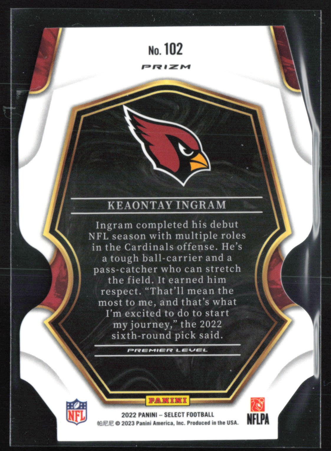 Keaontay Ingram RC Black Red Die-Cut
