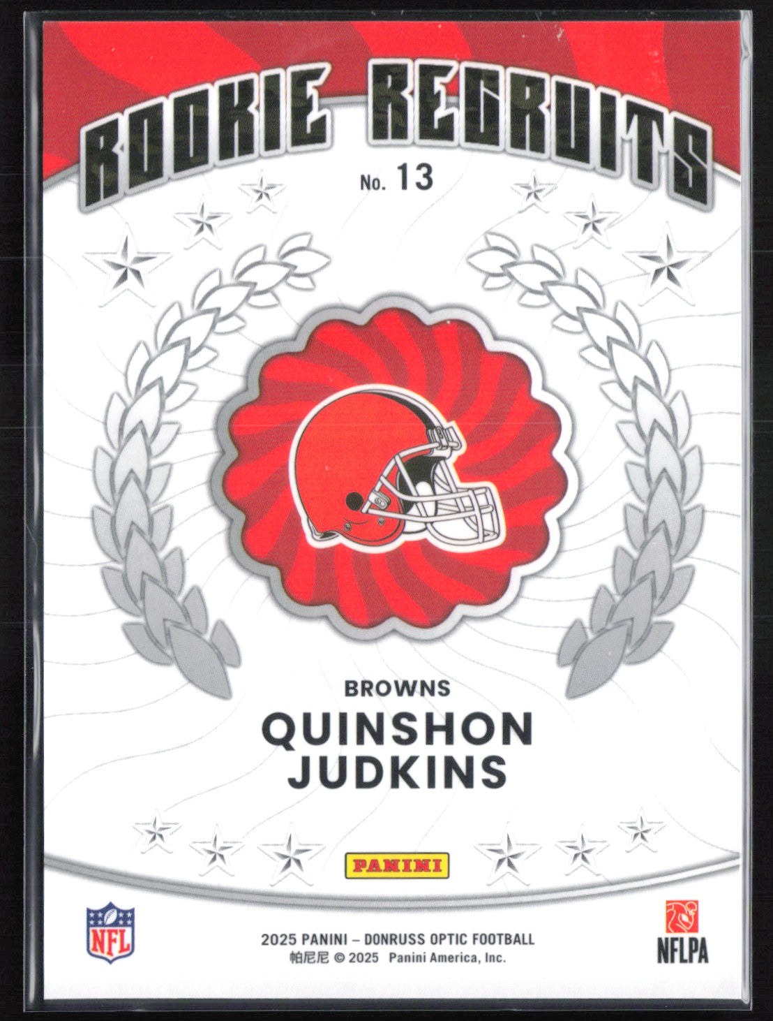 Quinshon Judkins RC Rookie Recruits