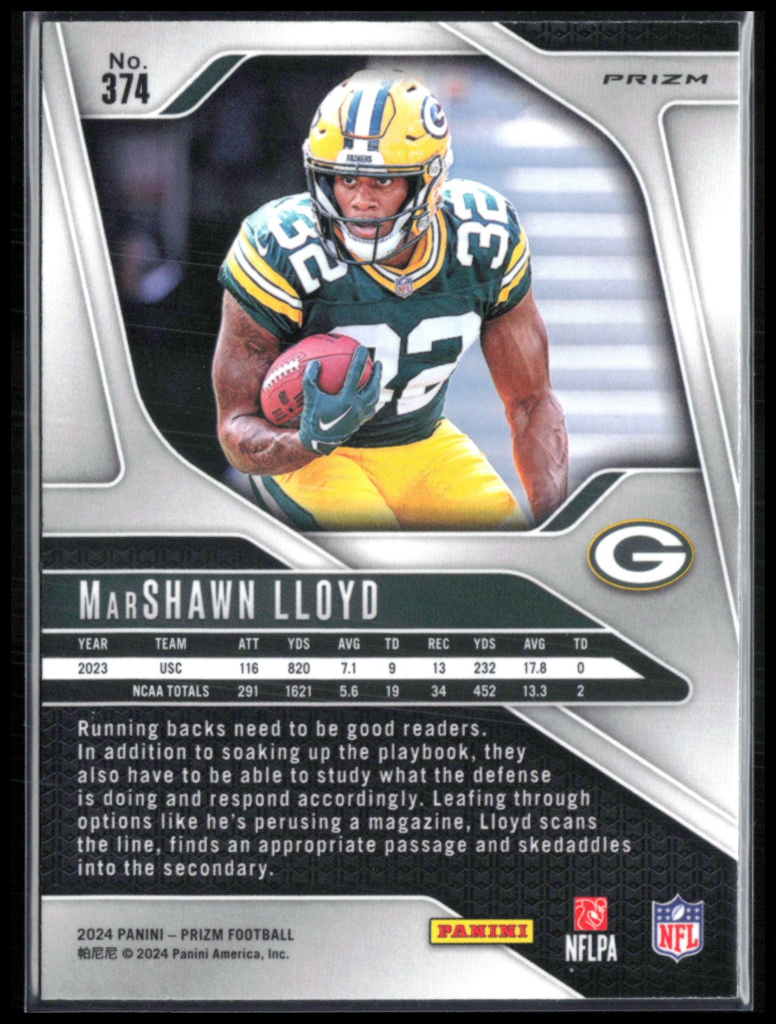 MarShawn Lloyd RC Orange Lazer