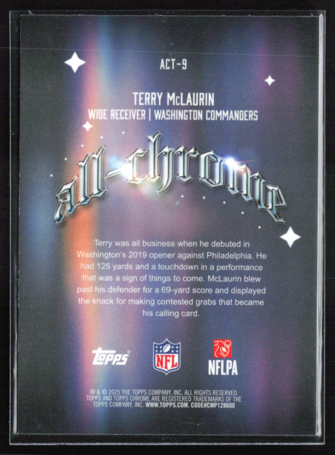 Terry McLaurin All-Chrome