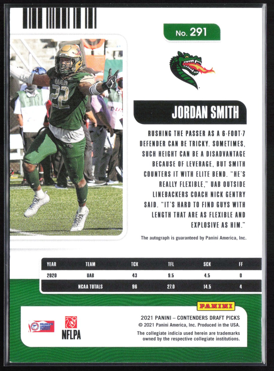 Jordan Smith RC Auto Red Foil