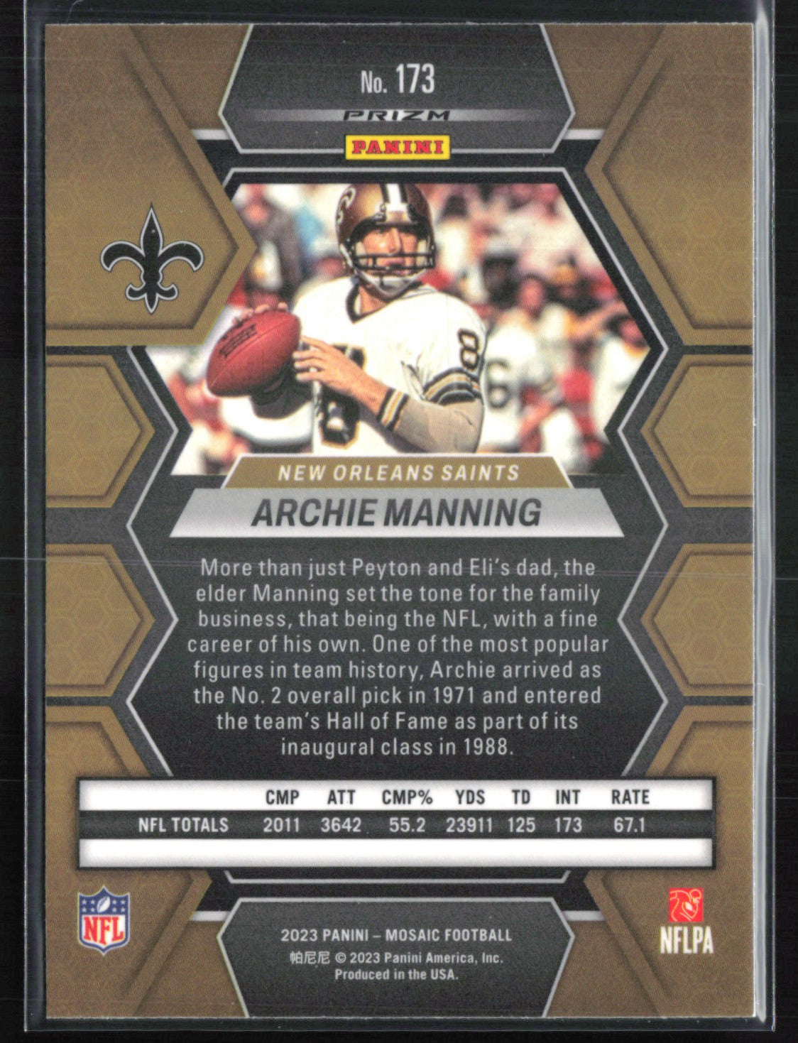 Archie Manning Reactive Blue