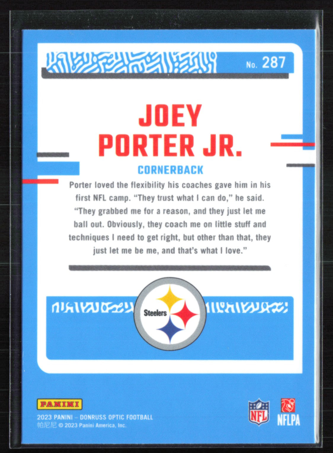 Joey Porter Jr. RC
