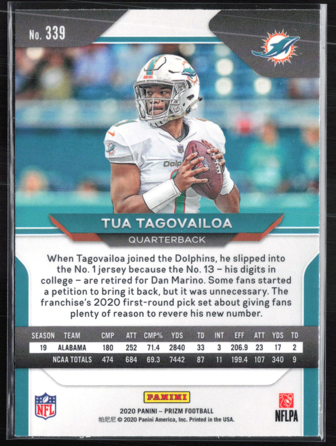 Tua Tagovailoa RC 2020 Prizm