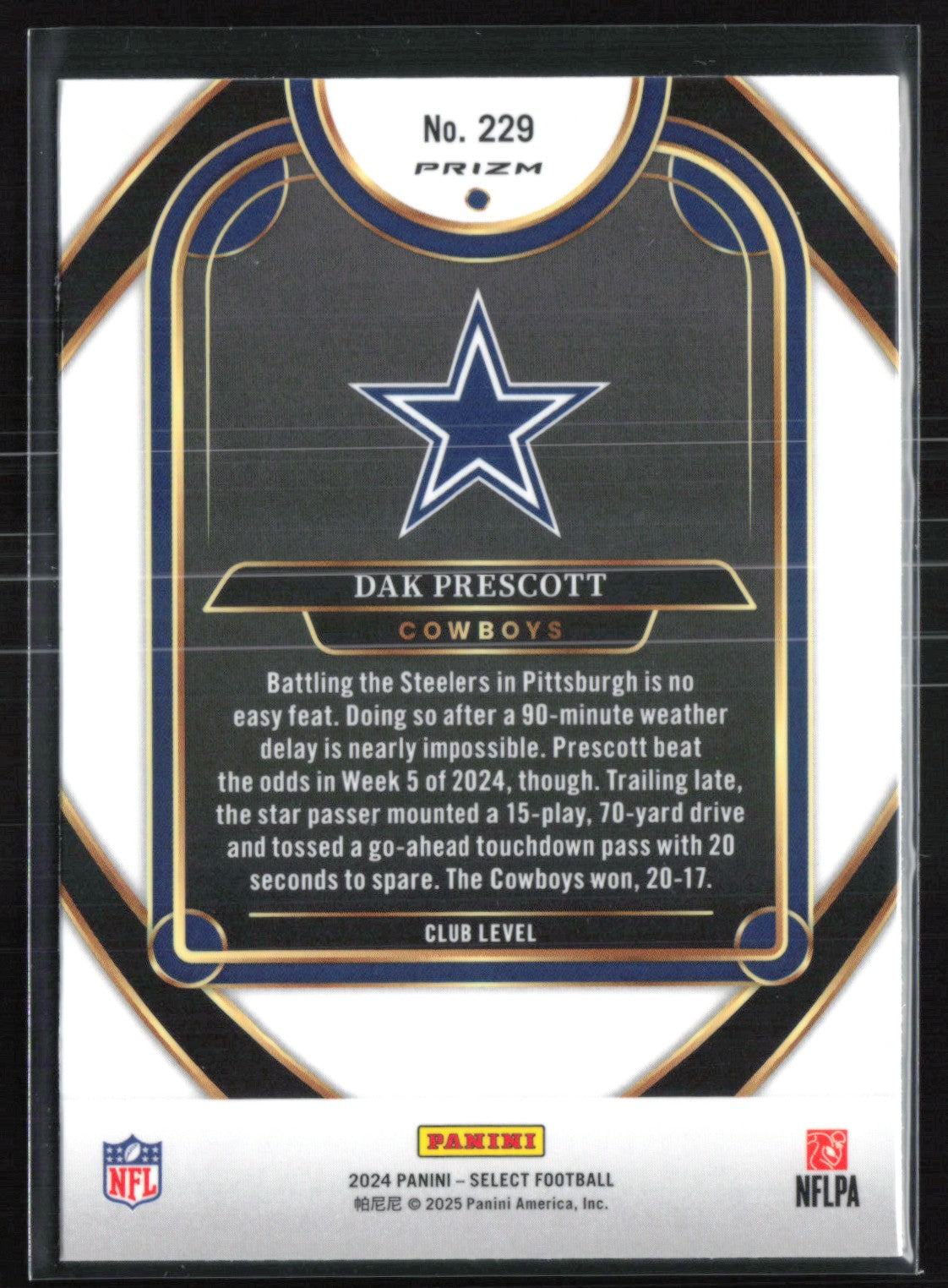 Dak Prescott RWB Shock