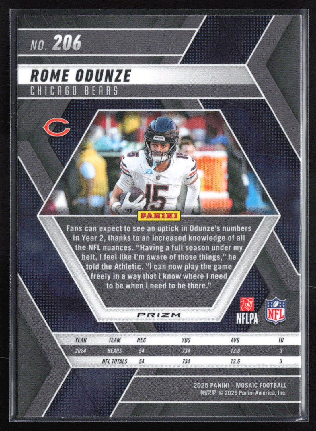 Rome Odunze Mosaic Prizm