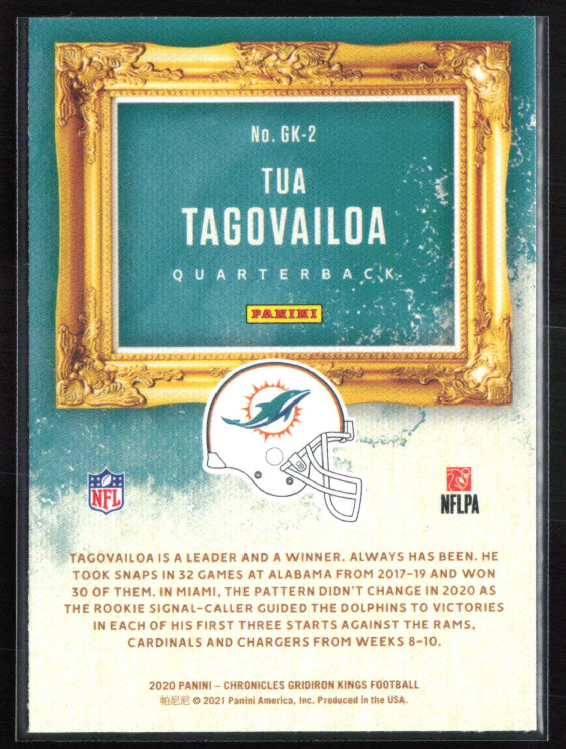 Tua Tagovailoa RC Gridiron Kings