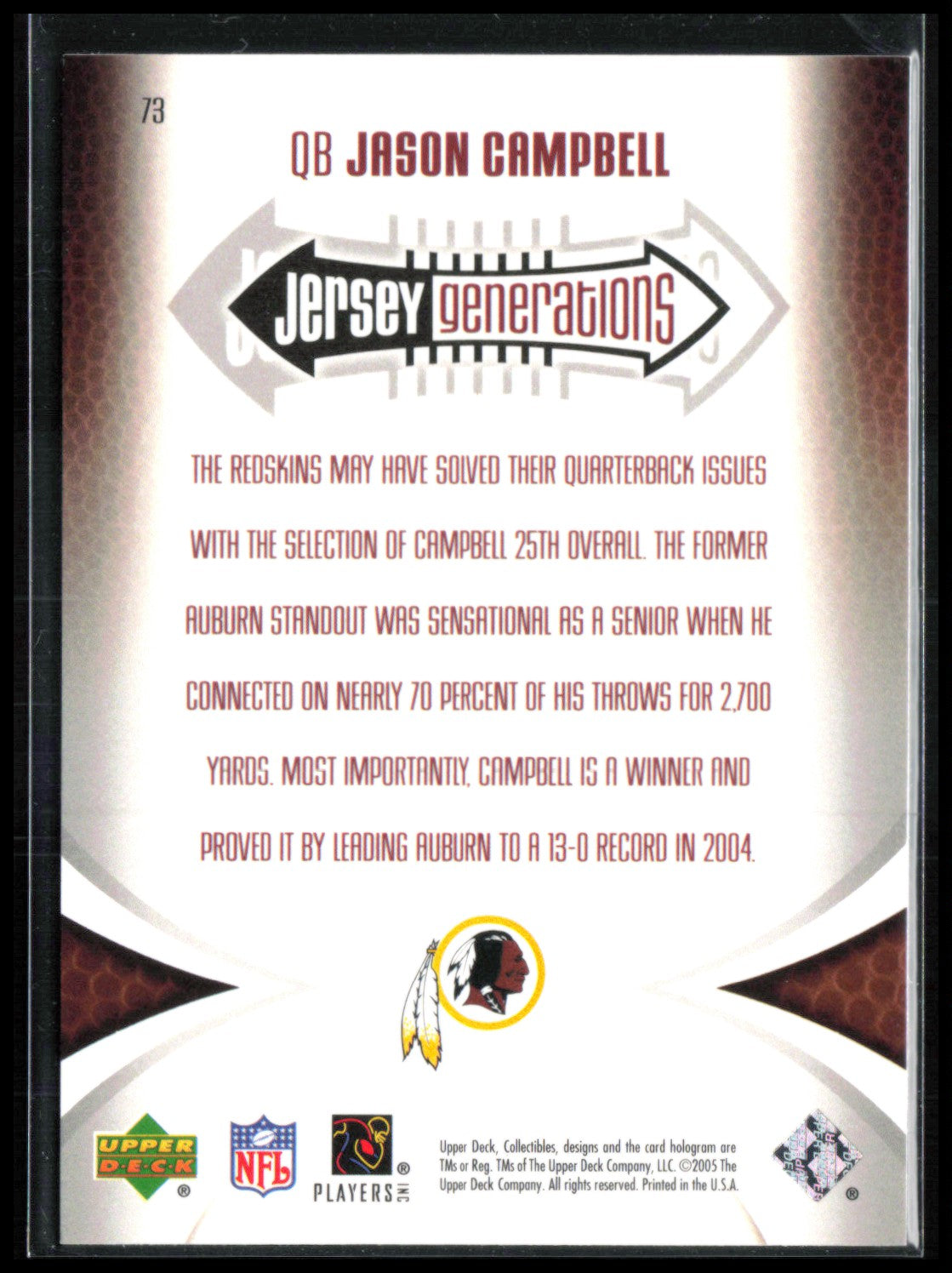 Jason Campbell RC