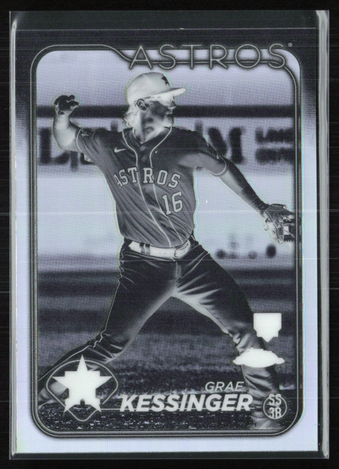 2024 Topps Chrome 193 Grae Kessinger RC Negative Refractor