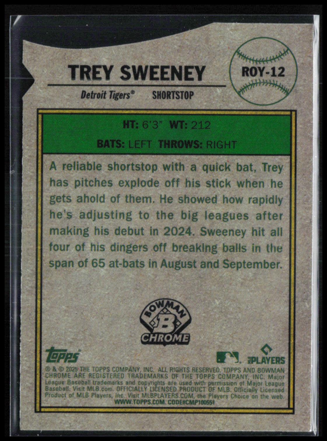 Trey Sweeney RC
