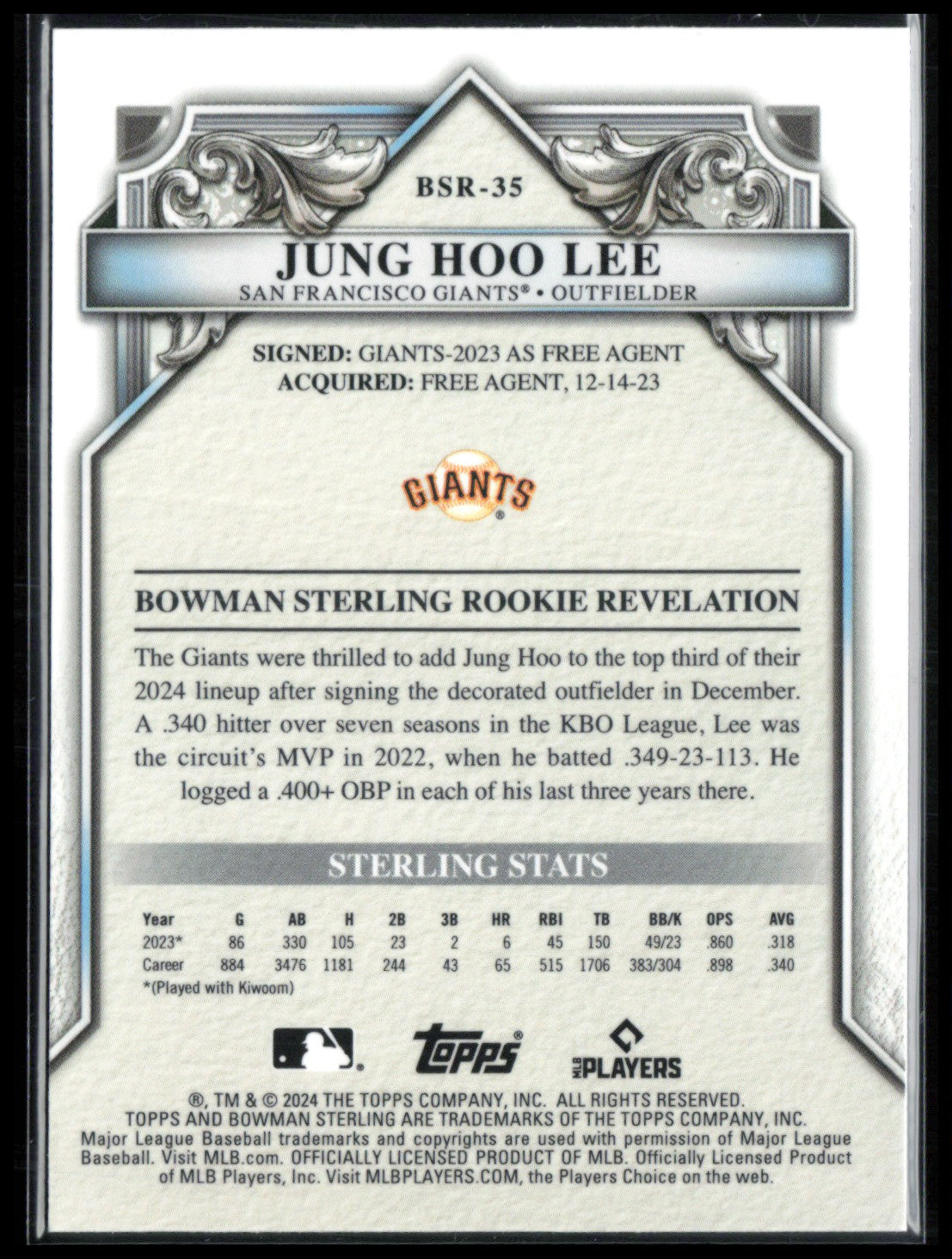 Jung Hoo Lee RC