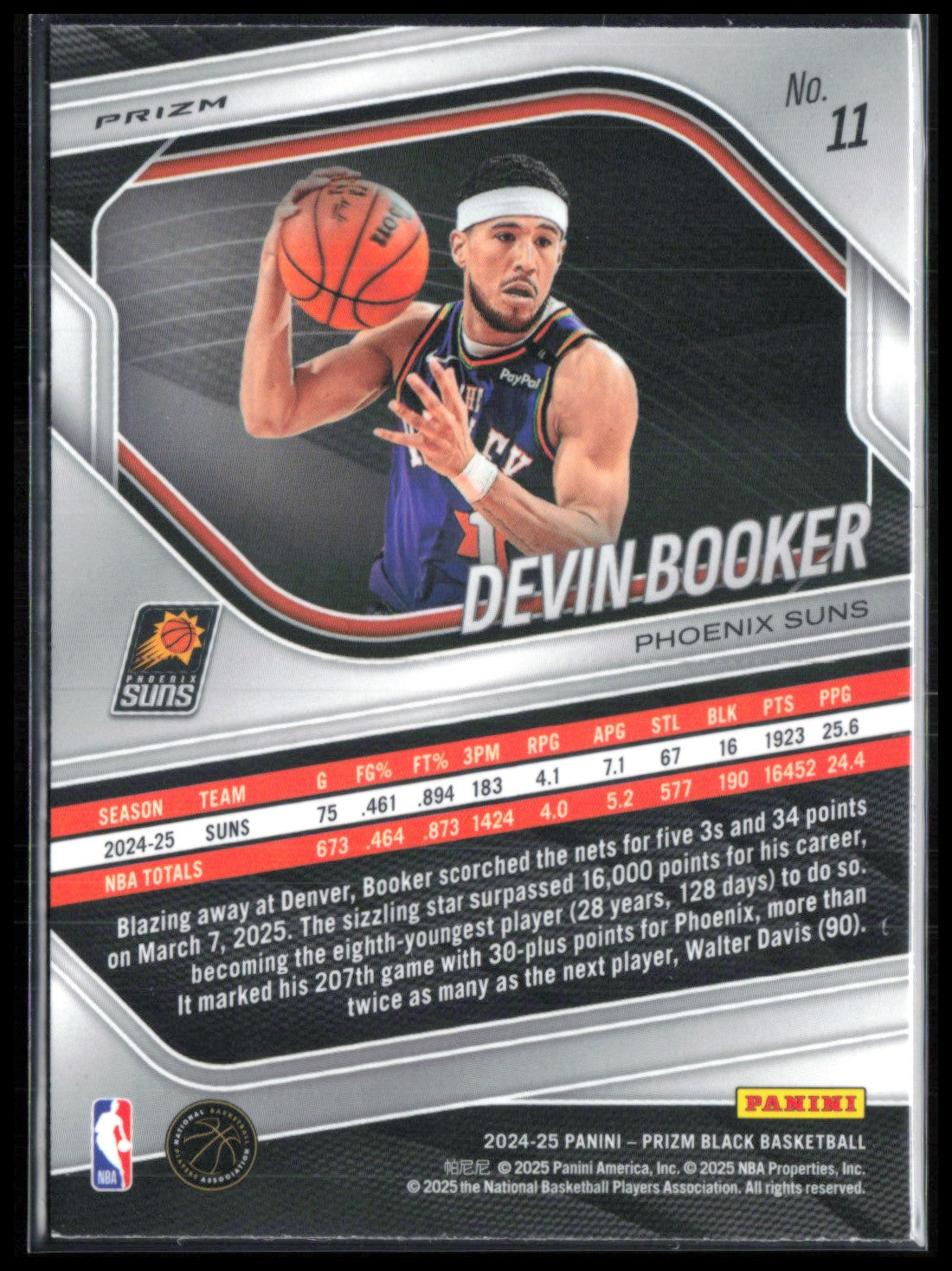 Devin Booker Silver Prizm
