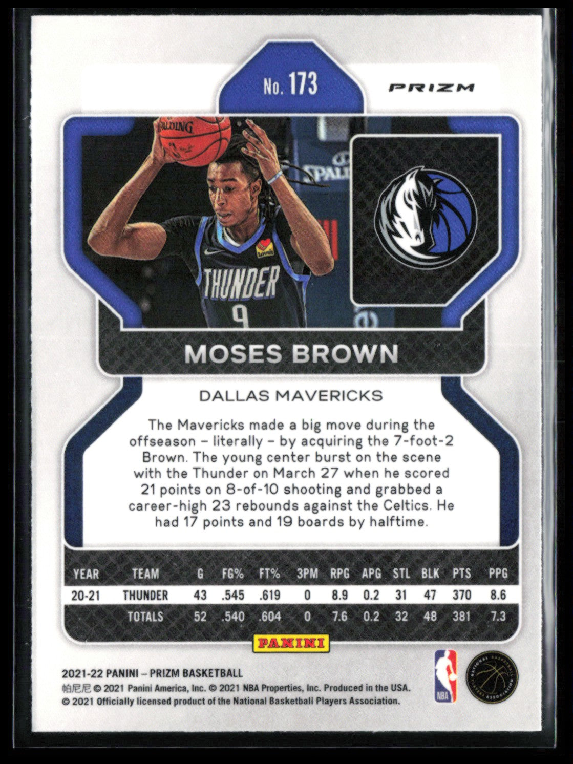 Moses Brown Ice