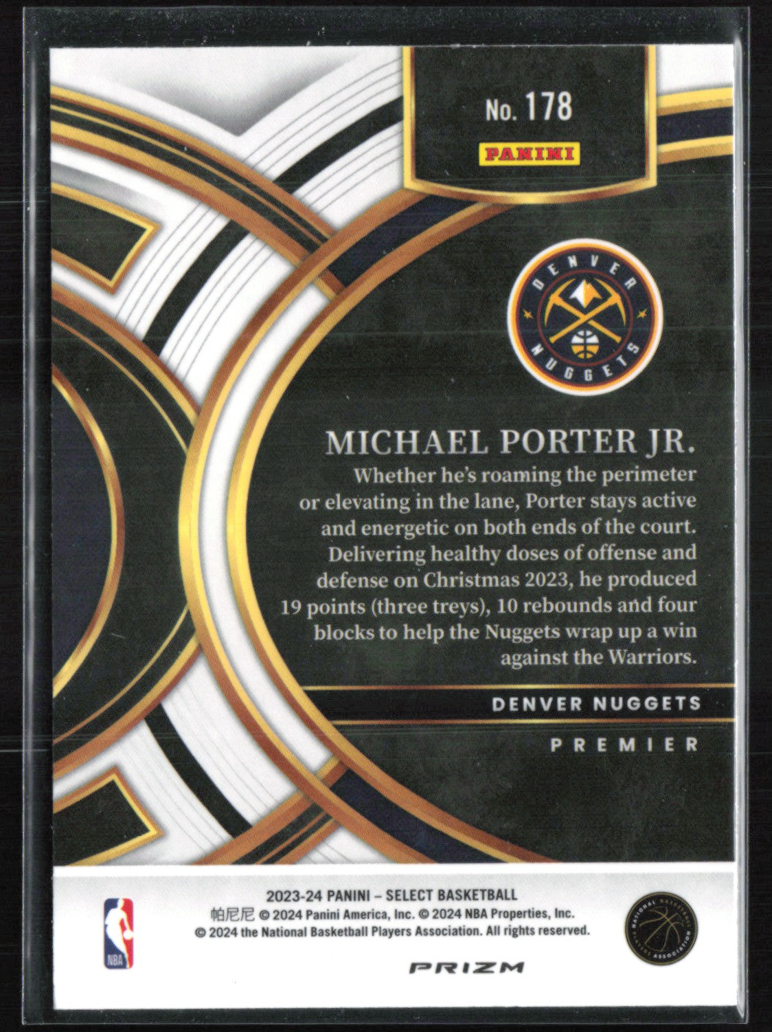 Michael Porter Jr. Silver Premier