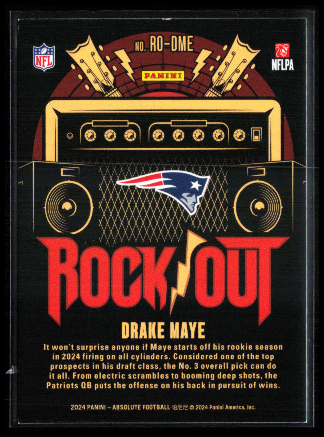 Drake Maye RC Rock Out