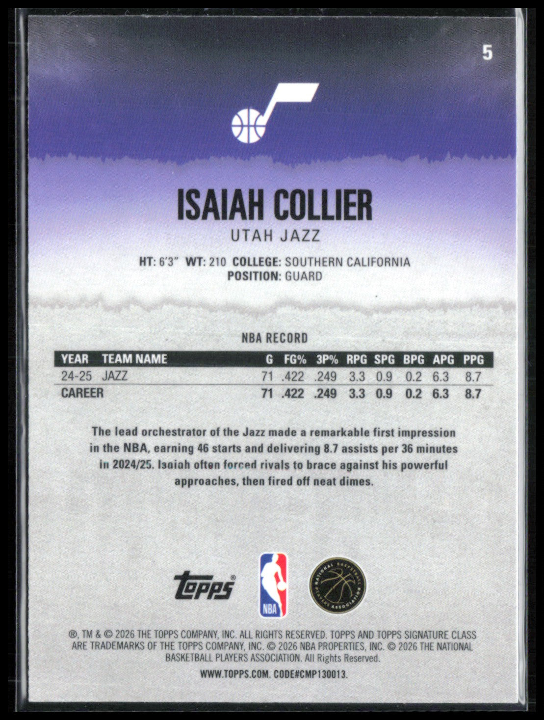 Isaiah Collier Yellow /275