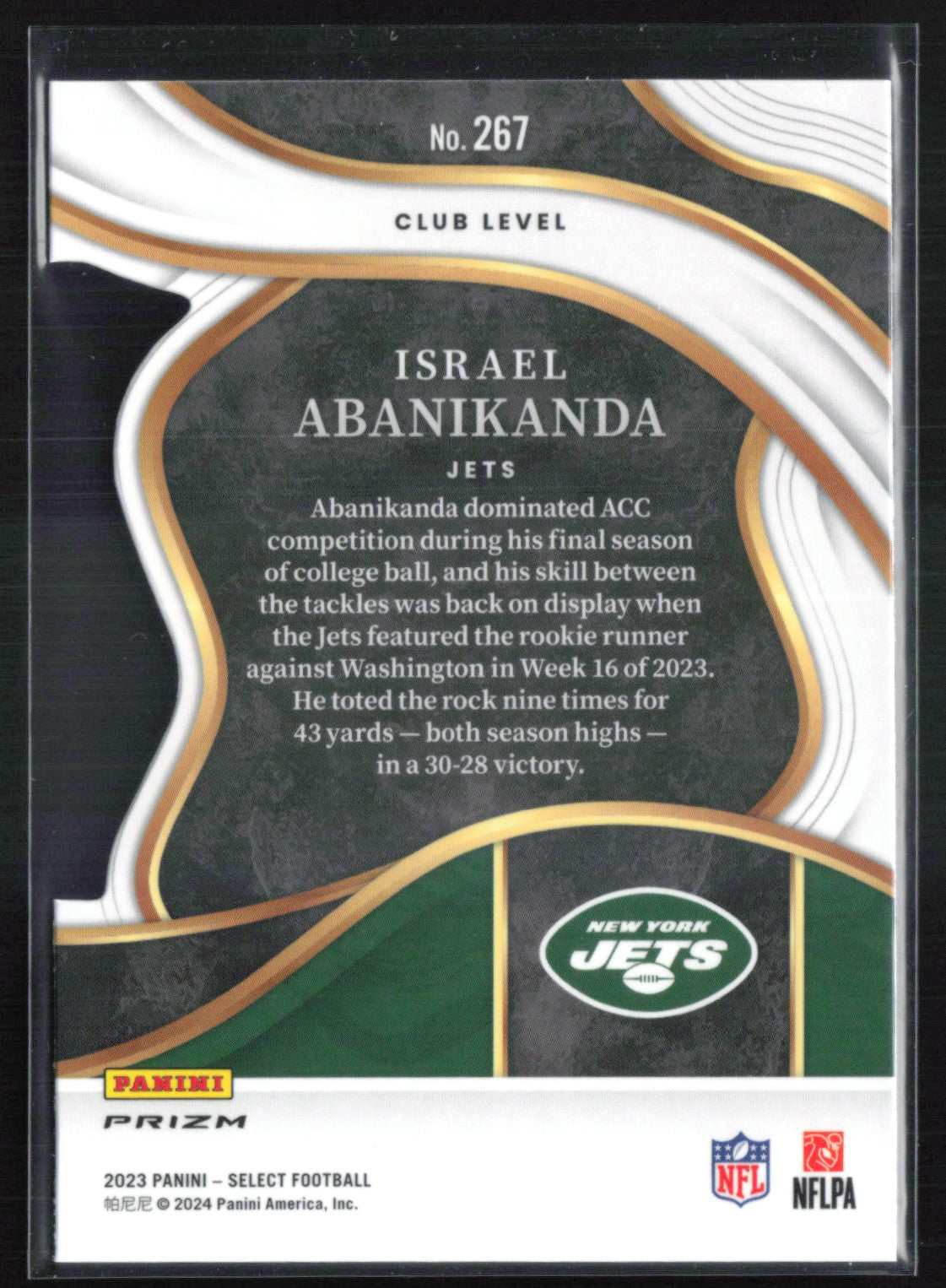 Israel Abanikanda RC Silver Die-Cut