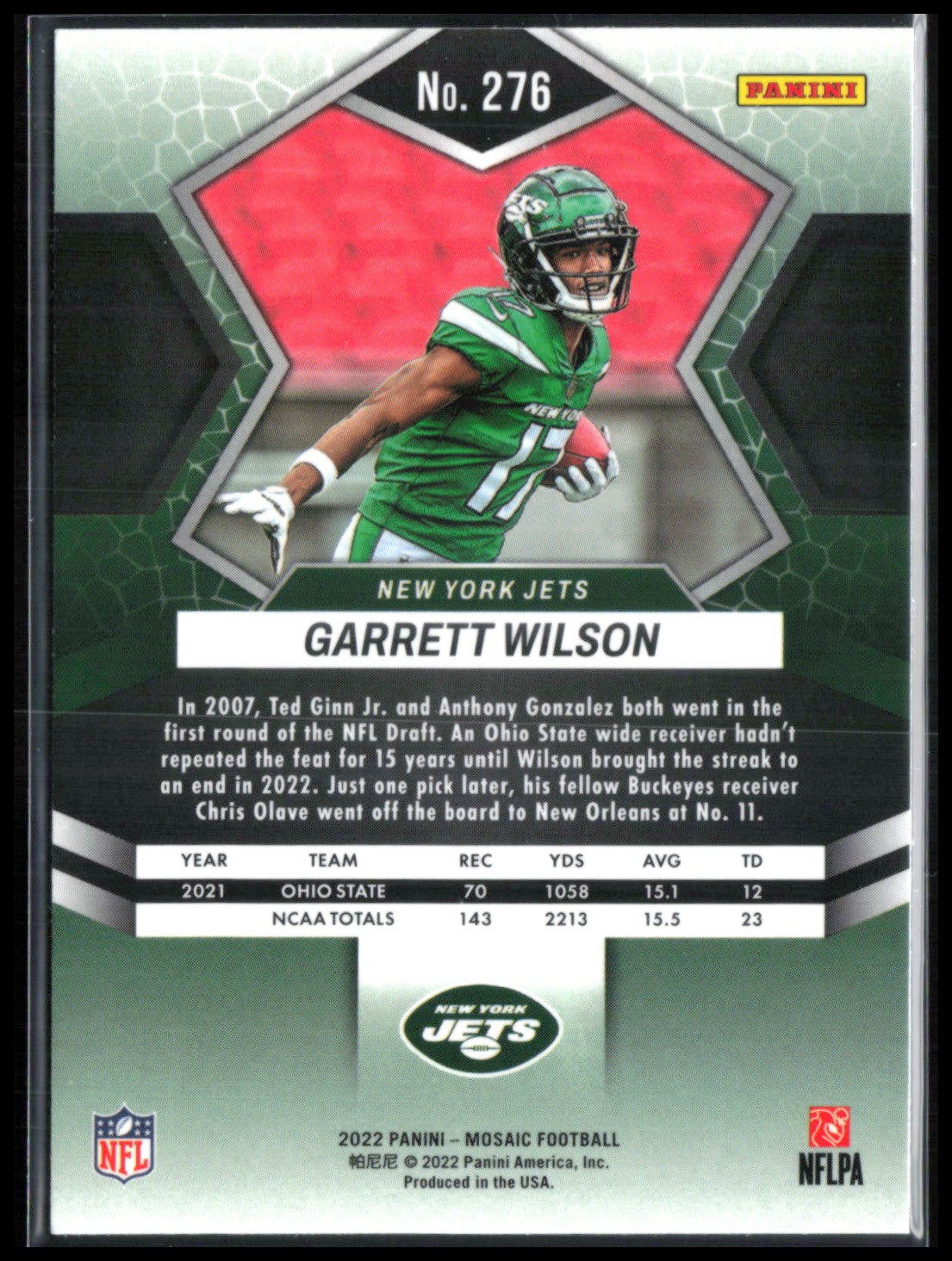 Garrett Wilson RC