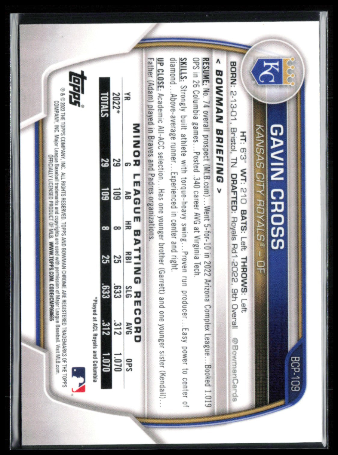 Gavin Cross Mini DIamond /299