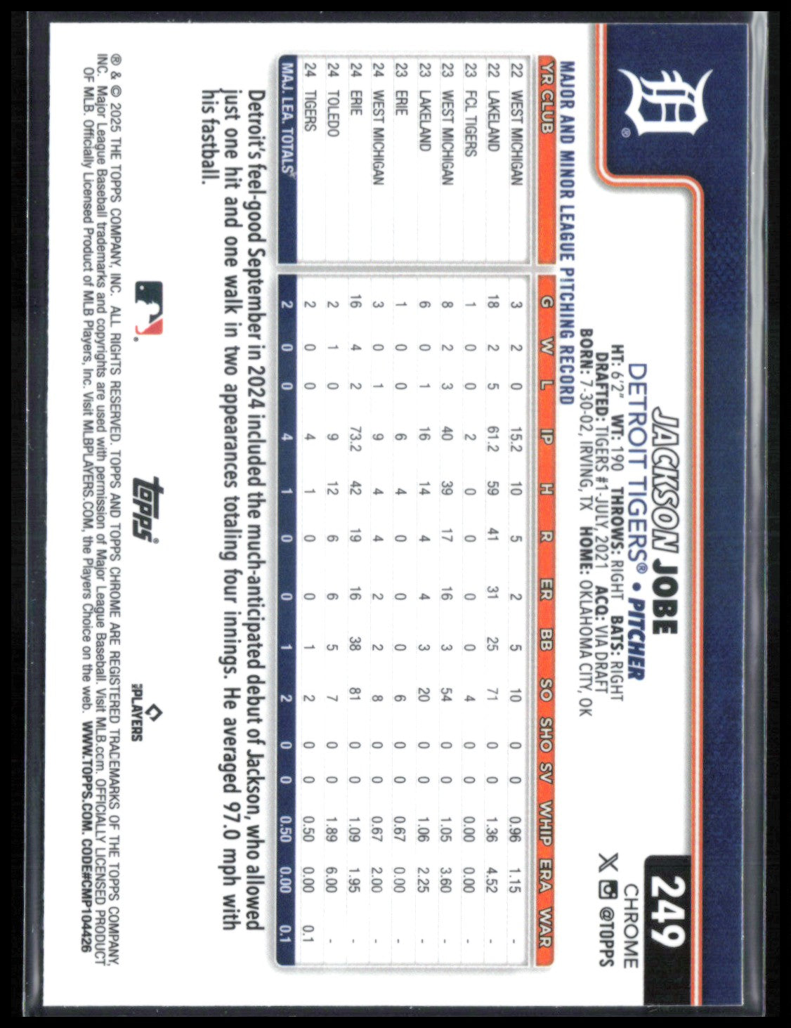 Jackson Jobe RC