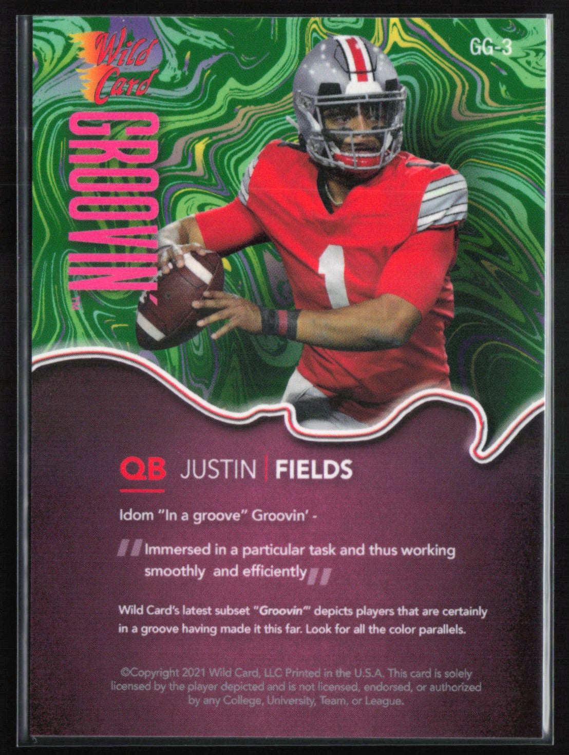 Justin Fields Groovin'