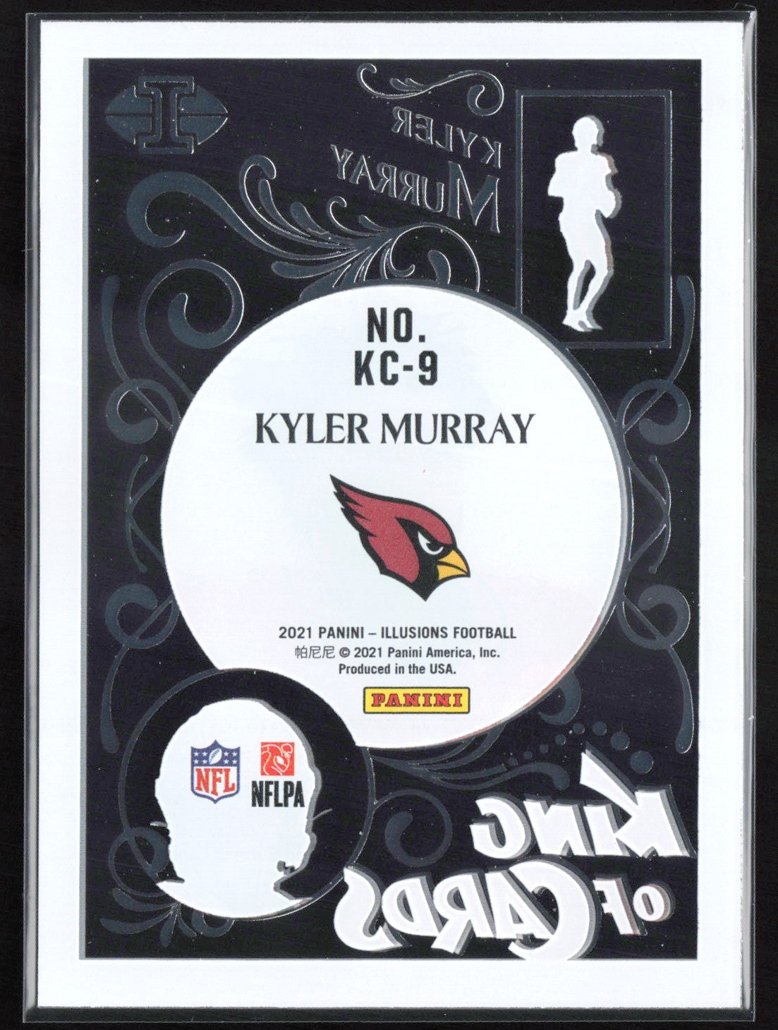Kyler Murray King of Cards 2021 Illusions Acetate
