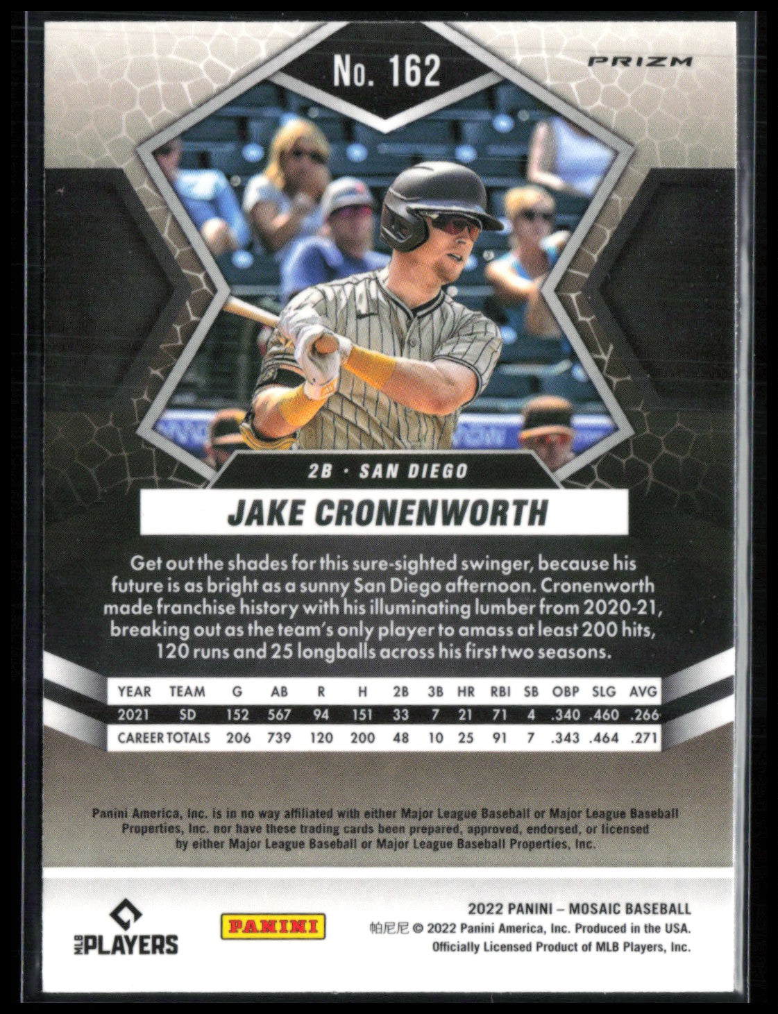 Jake Cronenworth Mosaic Prizm