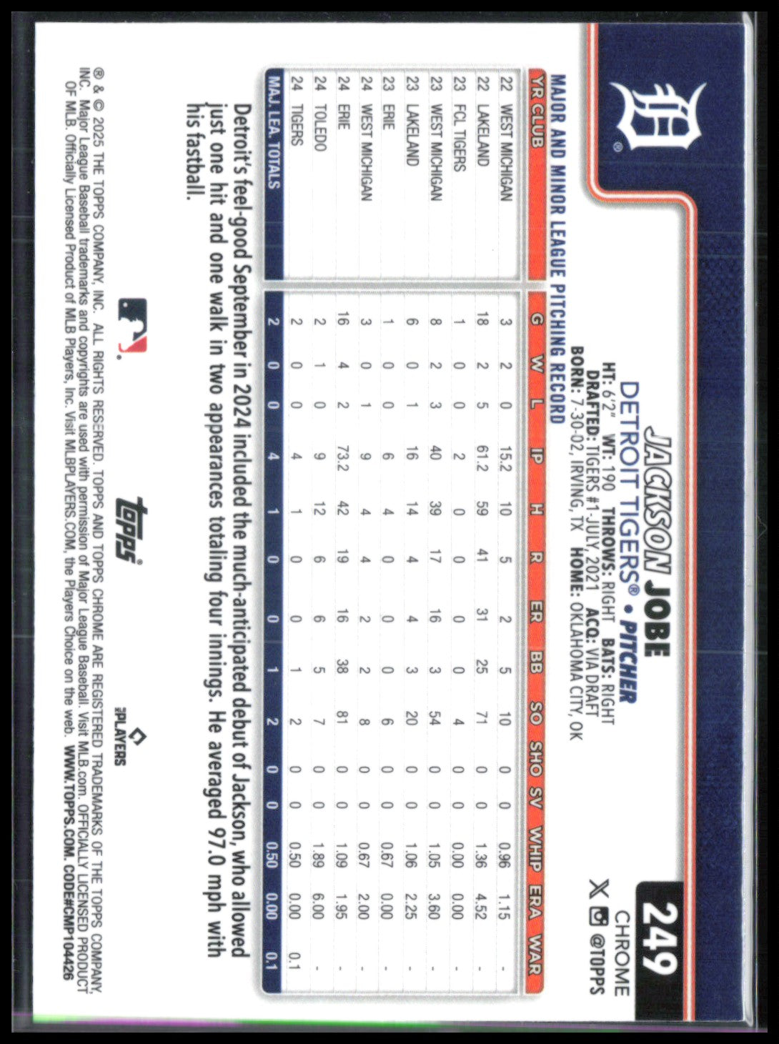 Jackson Jobe RC