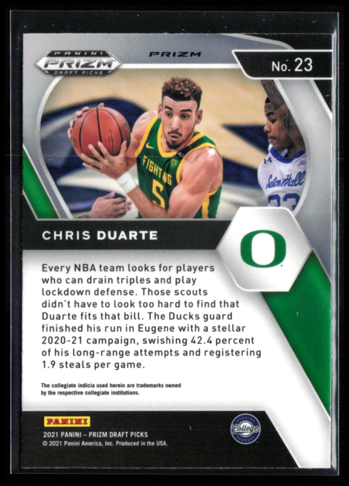 Chris Duarte RC Silver