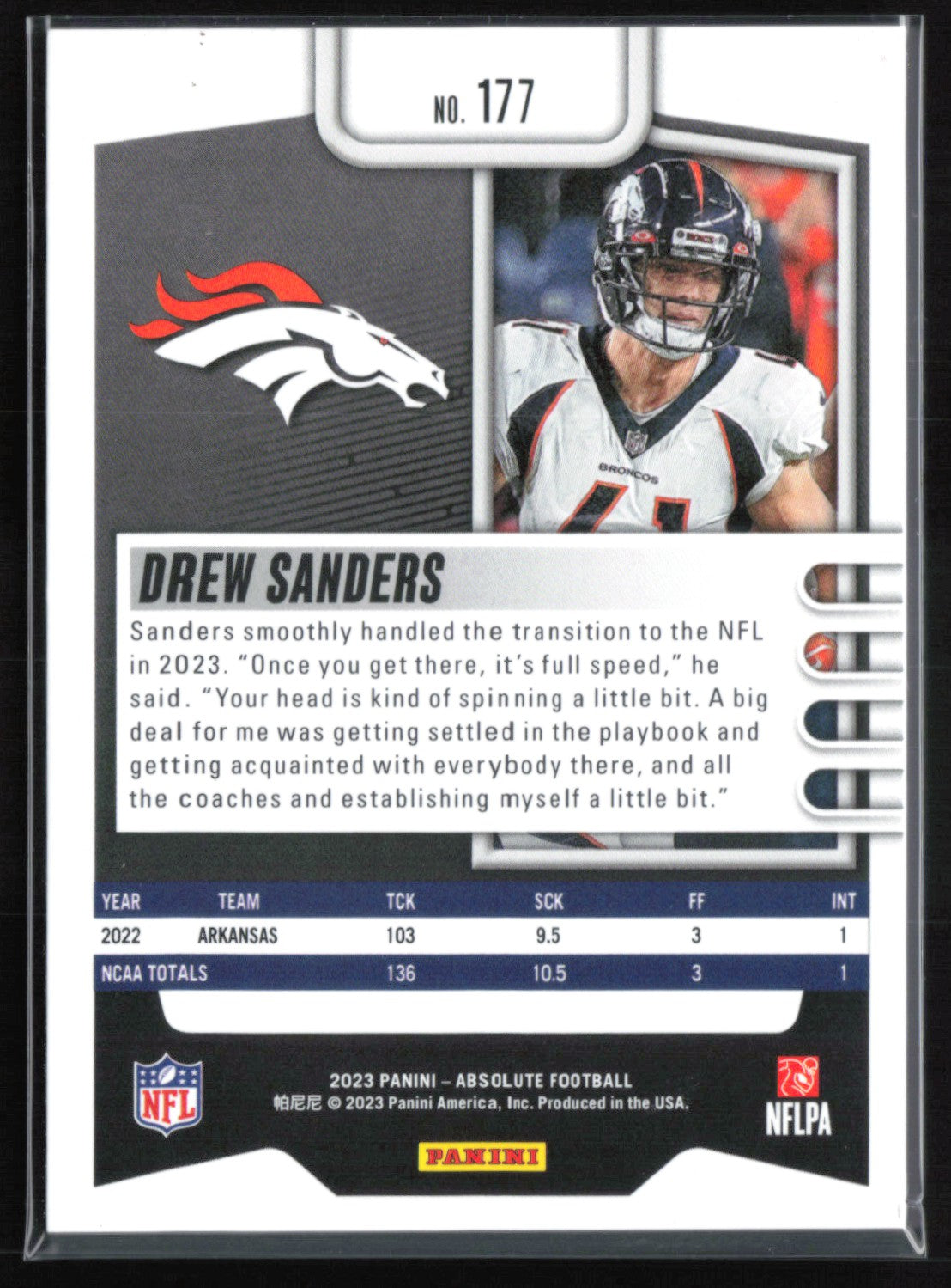 Drew Sanders RC /100