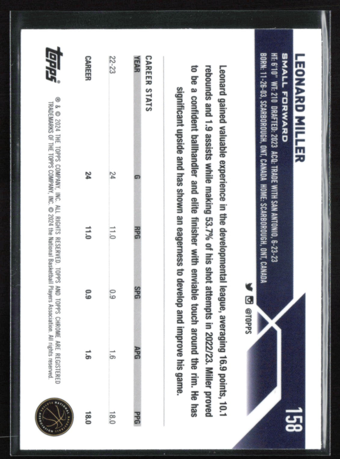 Leonard Miller RC