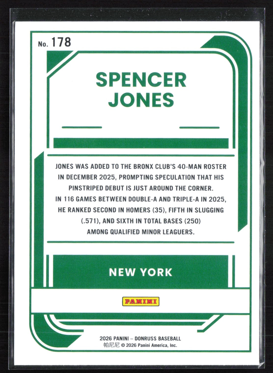 Spencer Jones Rated Prospect