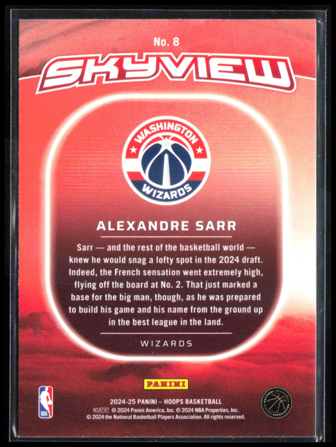 Alexandre Sarr RC Skyview