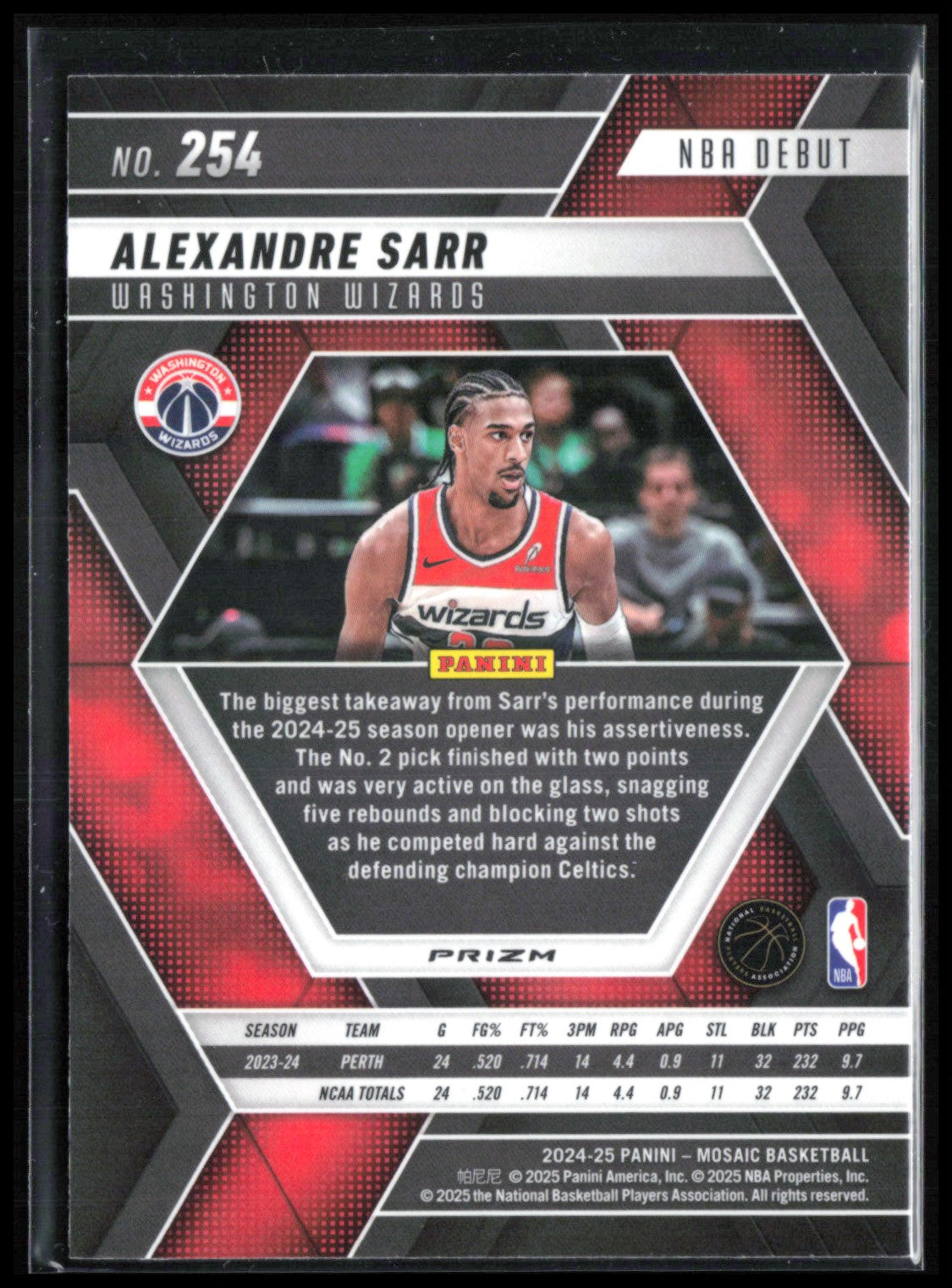 Alexandre Sarr RC Blue