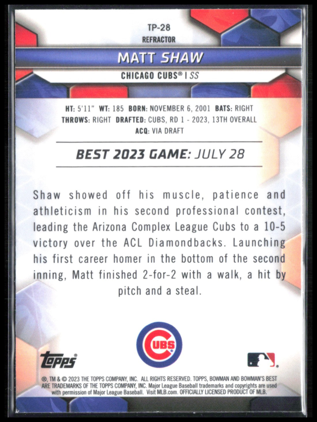 Matt Shaw Refractor