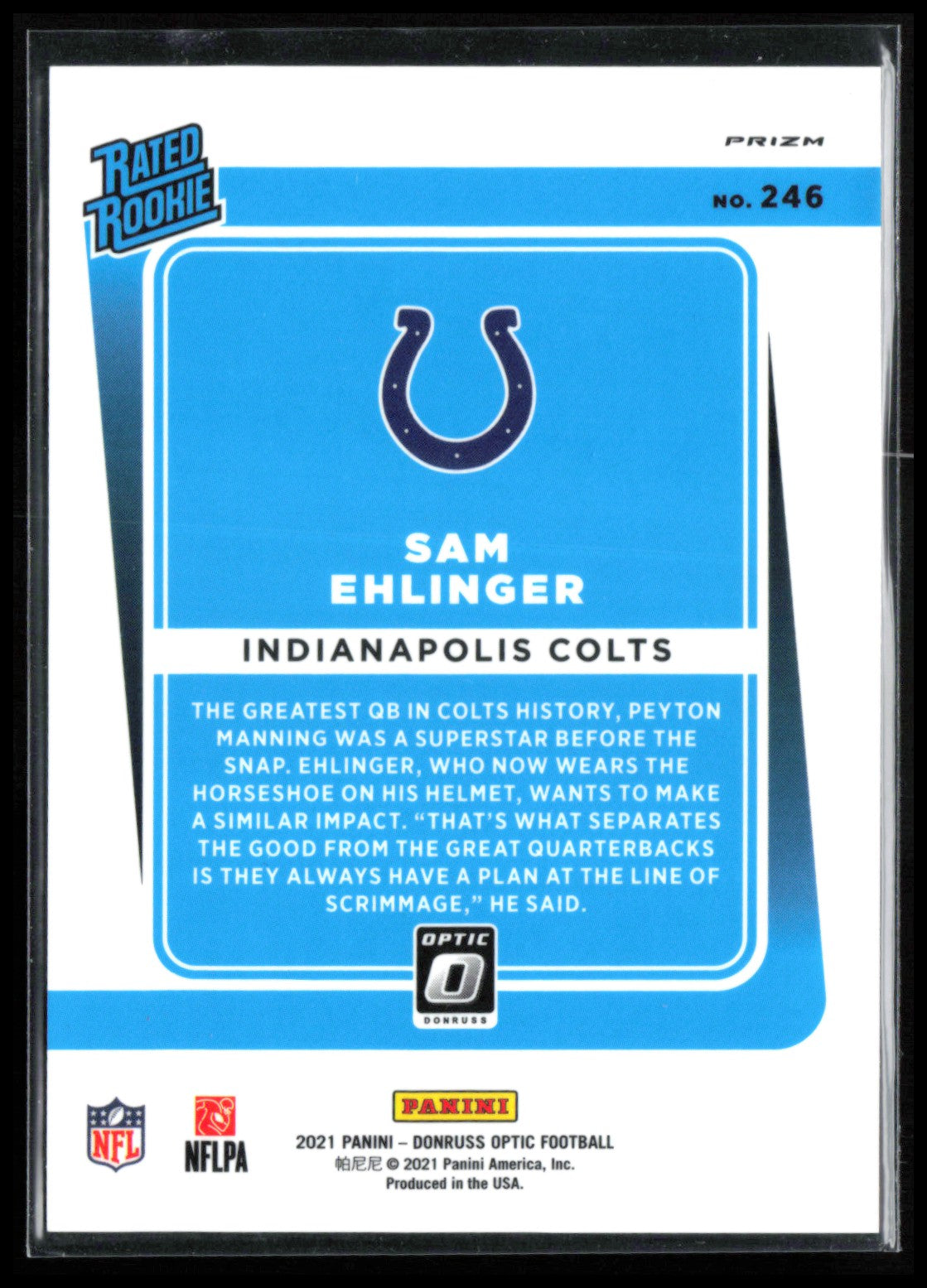 Sam Ehlinger RC Variation Holo