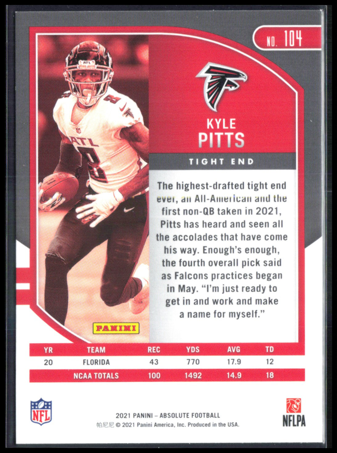 Kyle Pitts RC