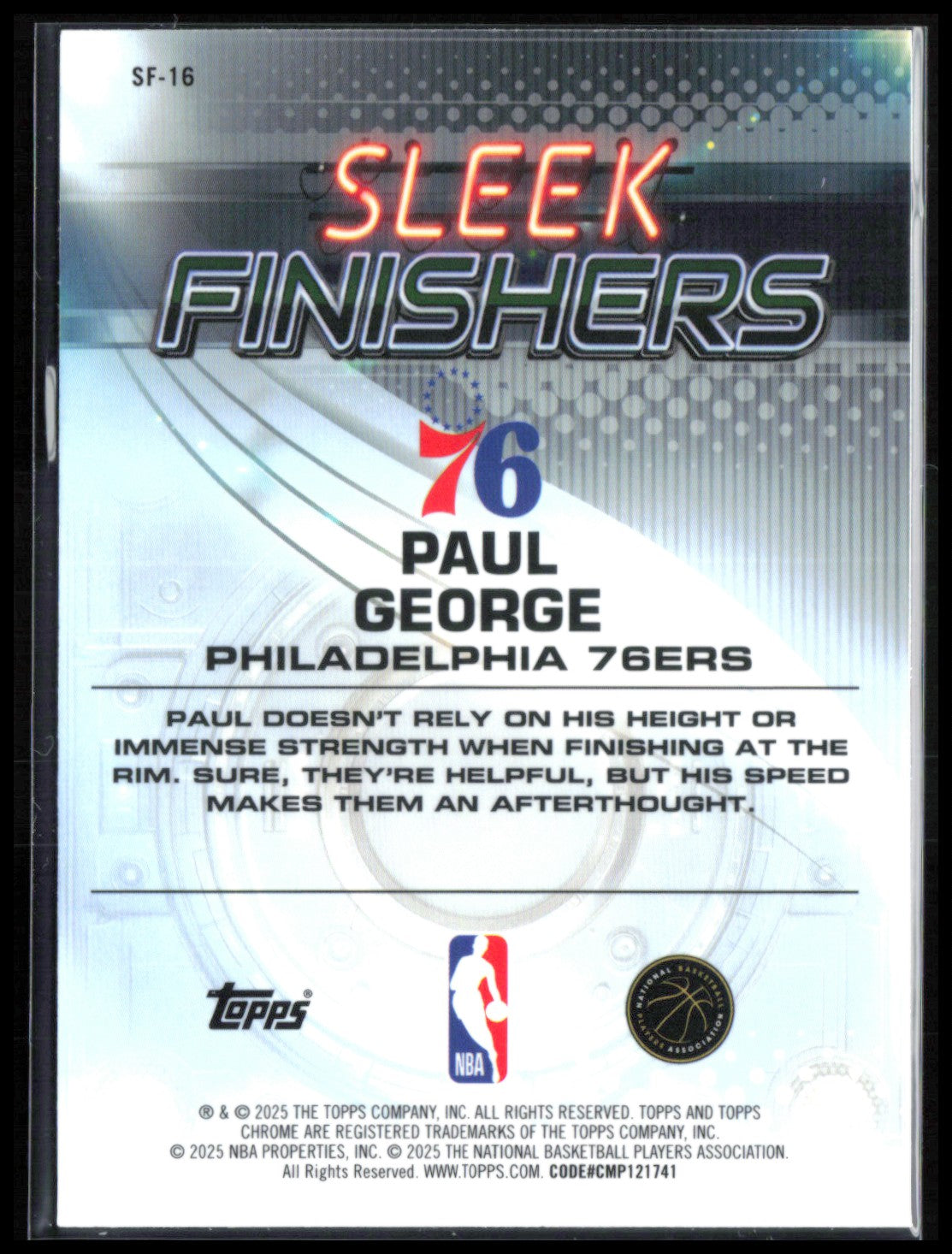 Paul George Sleek Finishers