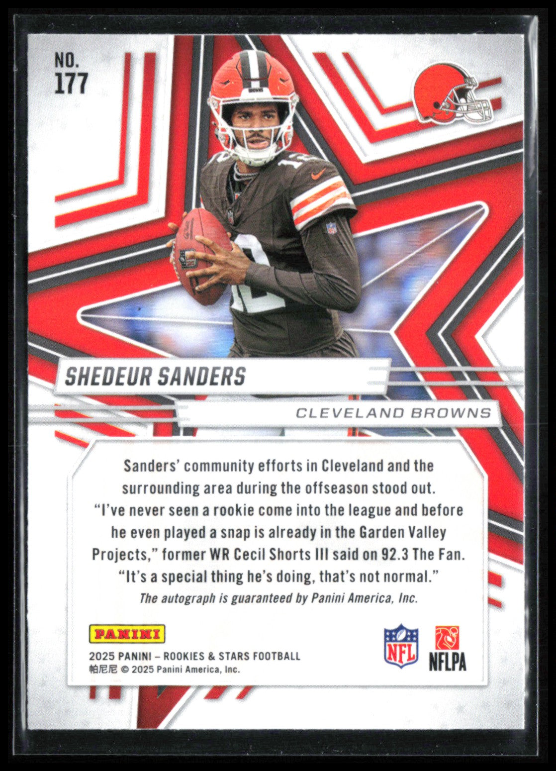 Shedeur Sanders RC