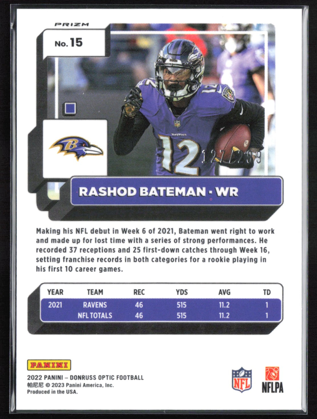 Rashod Bateman Light Blue /299