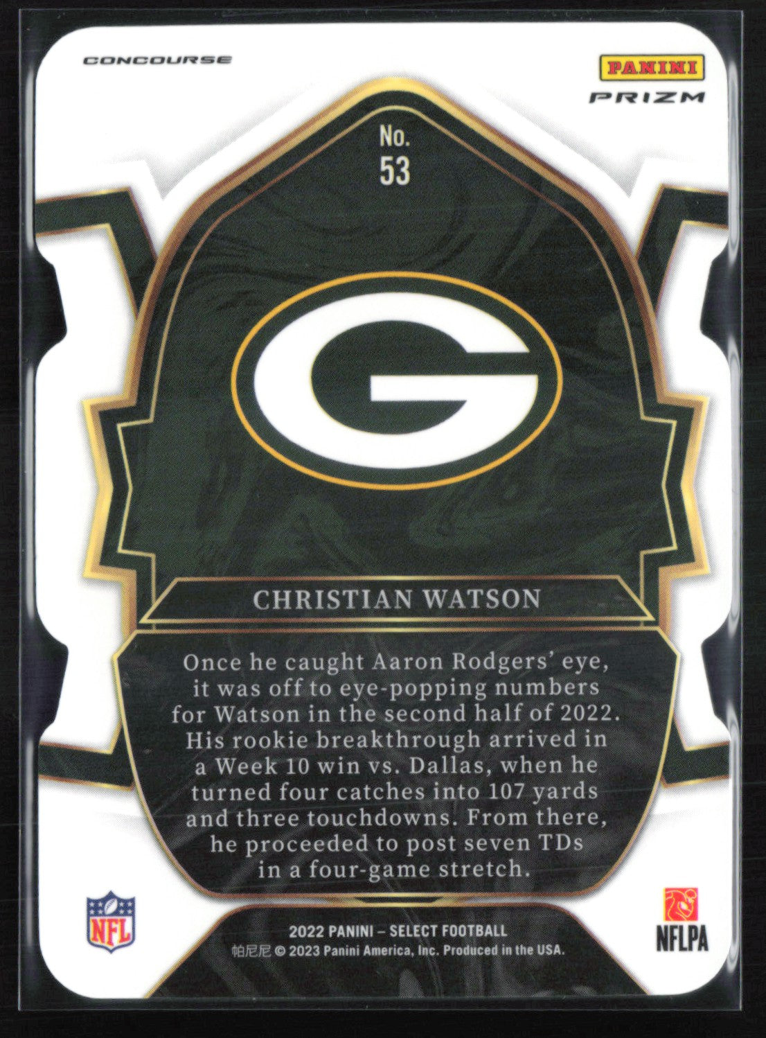 Christian Watson RC Black Green Die-Cut