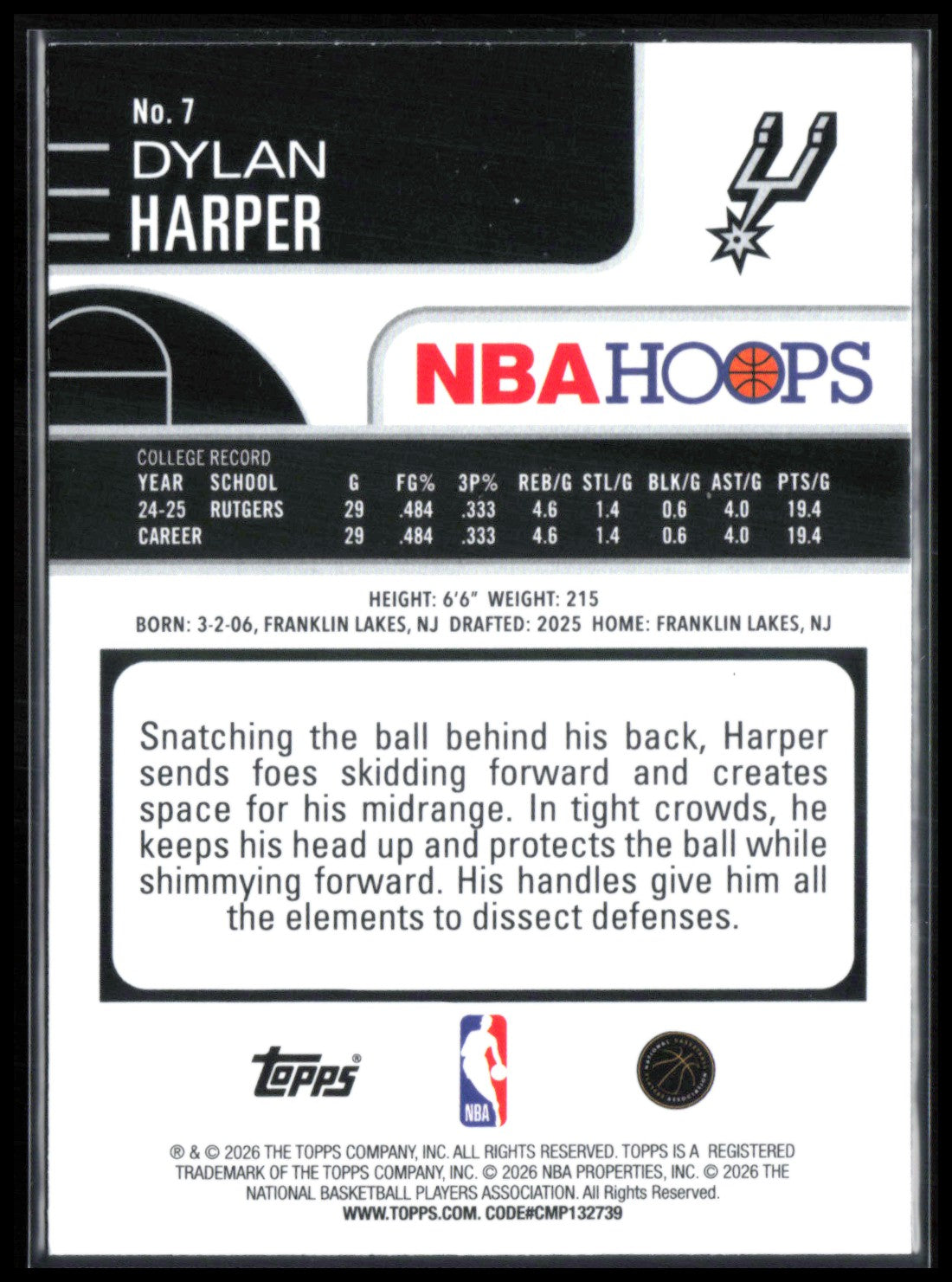 Dylan Harper RC