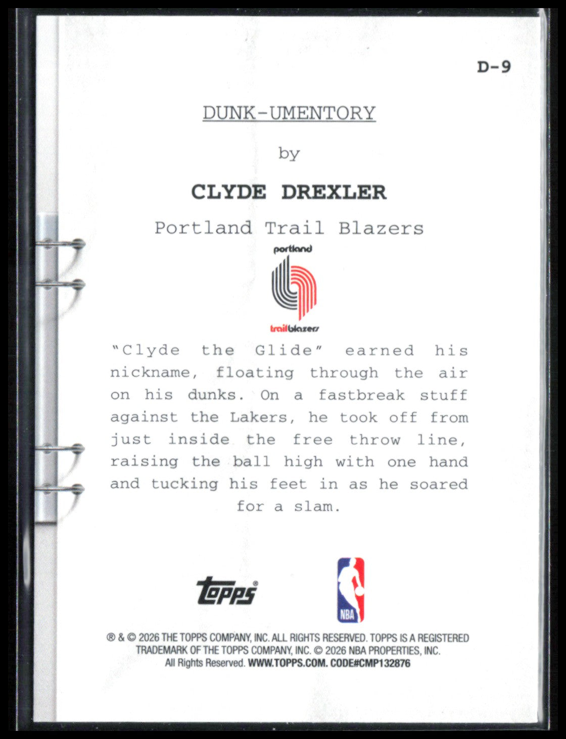 Clyde Drexler Dunk-Umentory