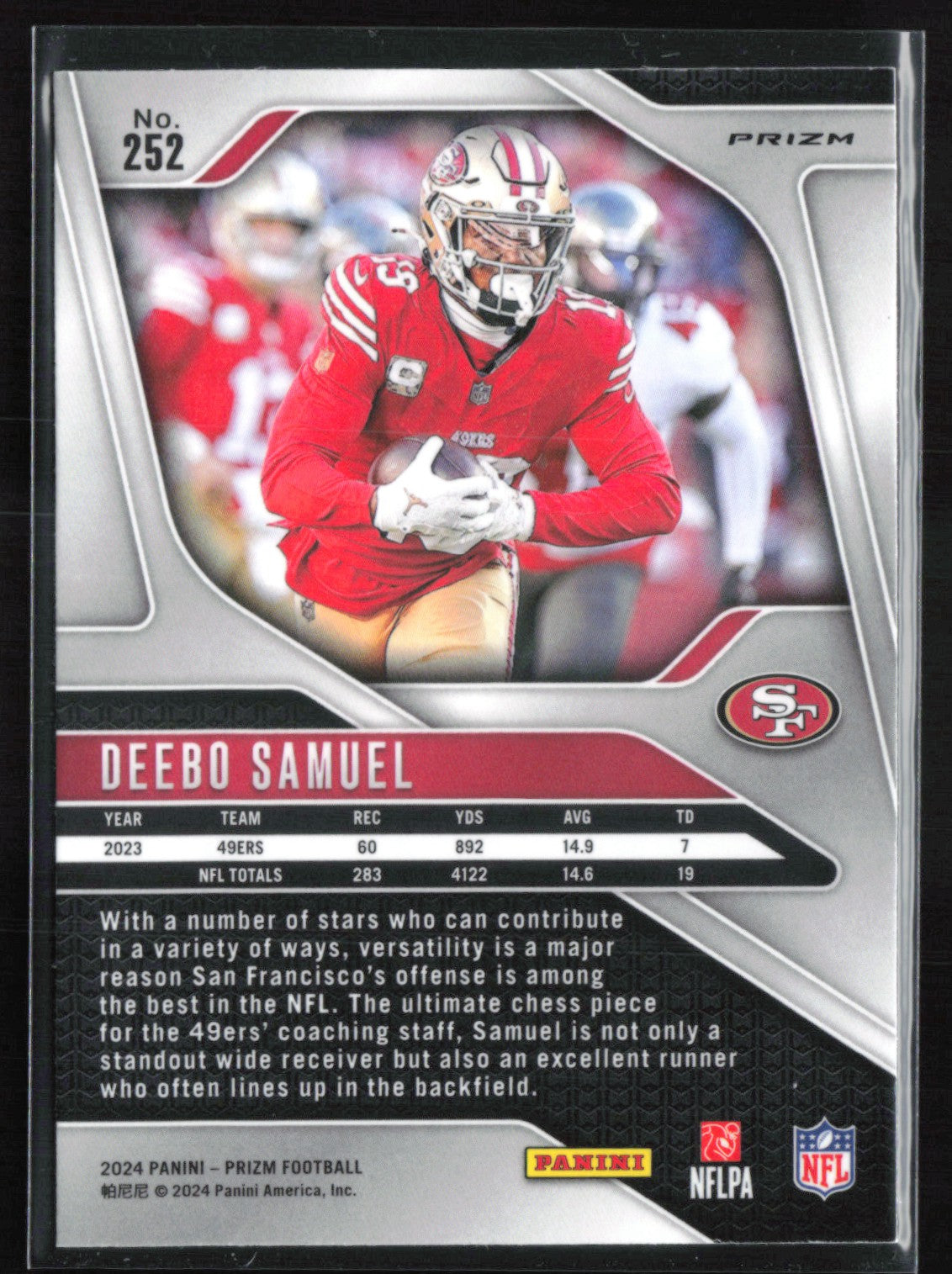 Deebo Samuel Silver Prizm