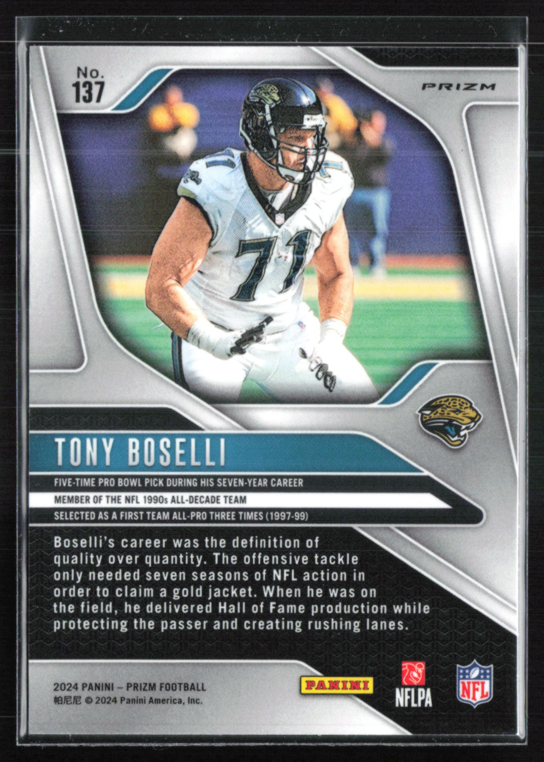 Tony Boselli Orange Laser