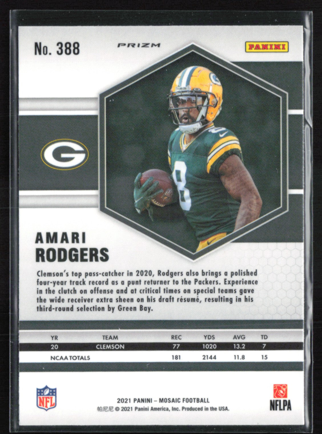 Amari Rodgers RC Reactive Yellow