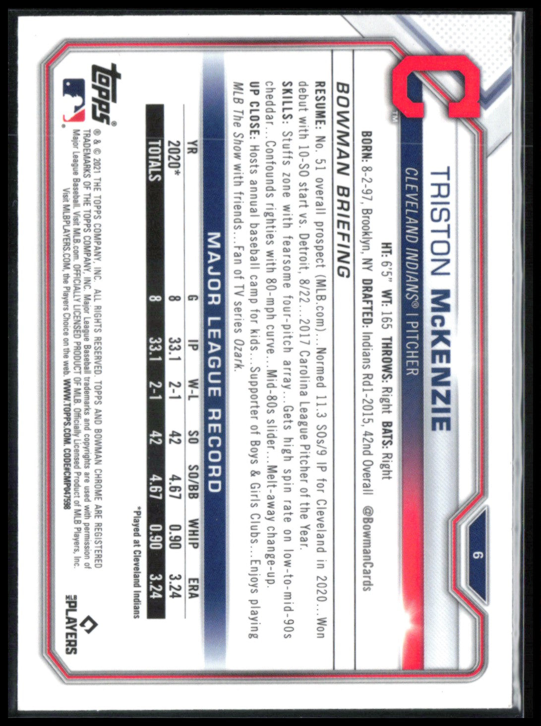 Triston McKenzie RC