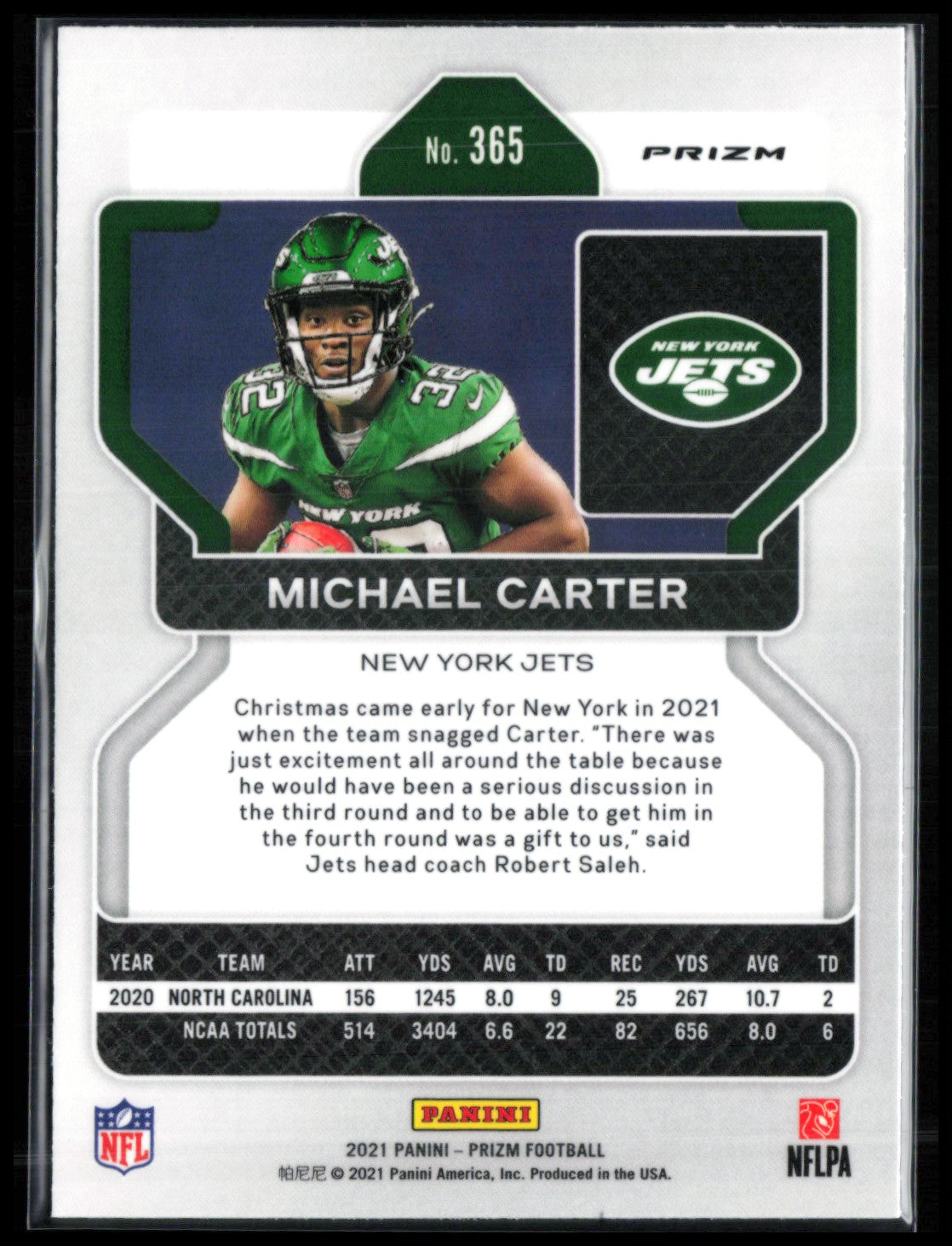 Michael Carter RC Silver Prizm
