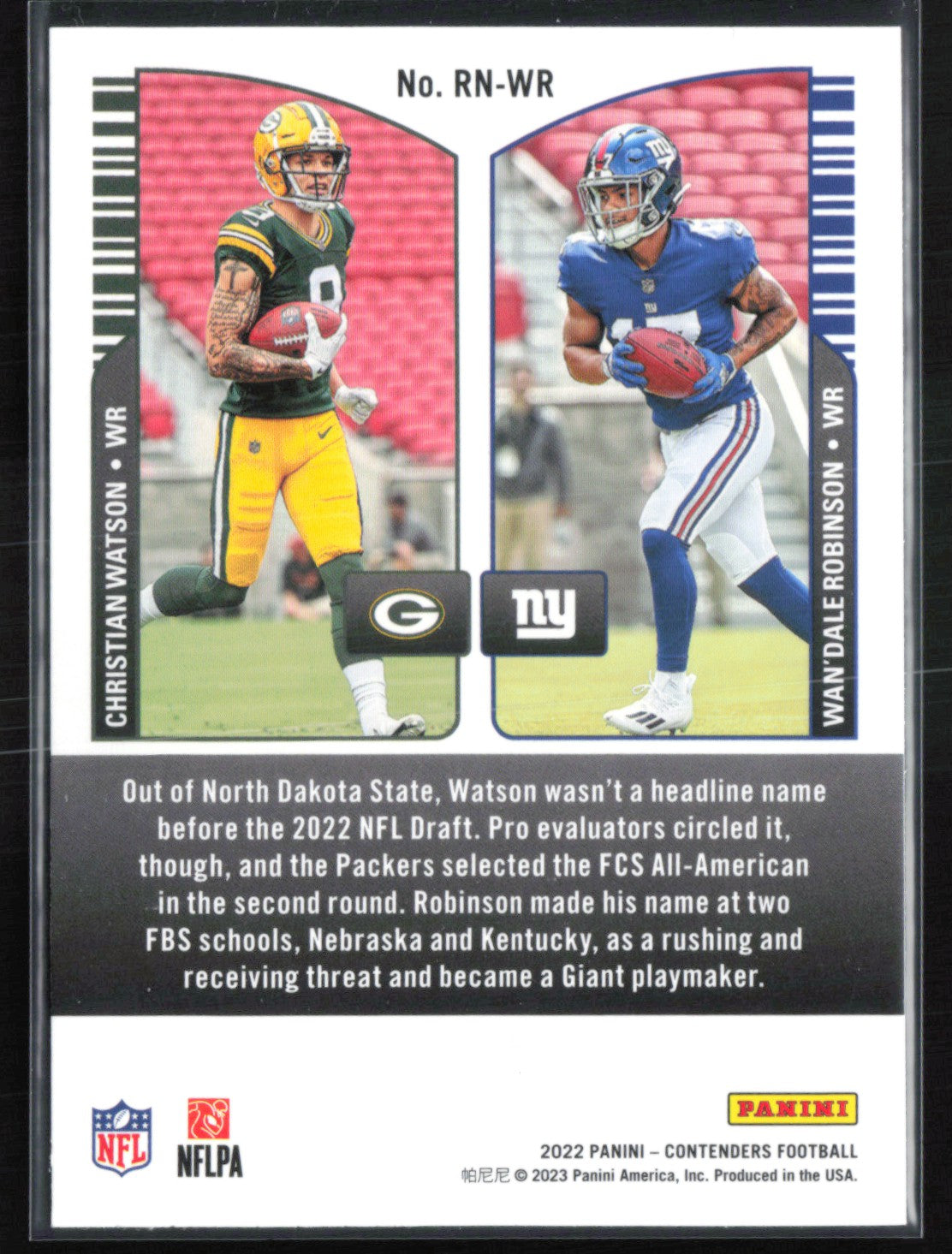 Christian Watson / Wan'Dale Robinson RC