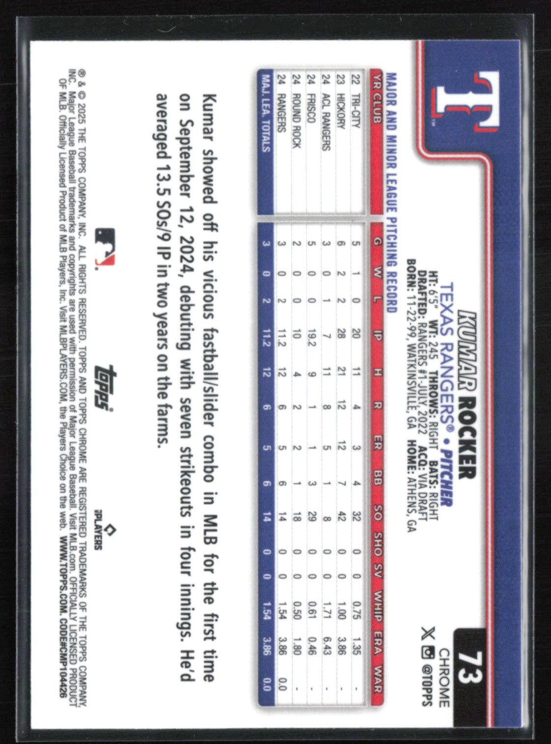 Kumar Rocker RC